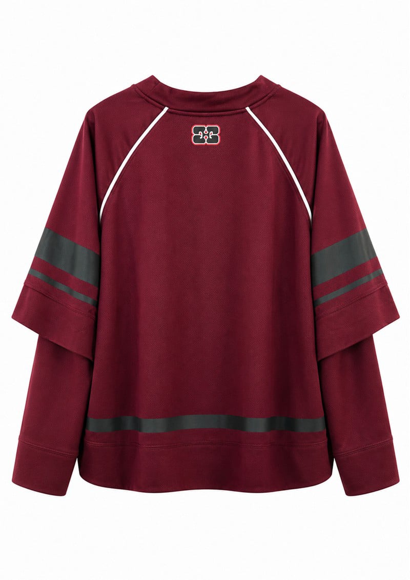 Ganni top bordeaux Rood