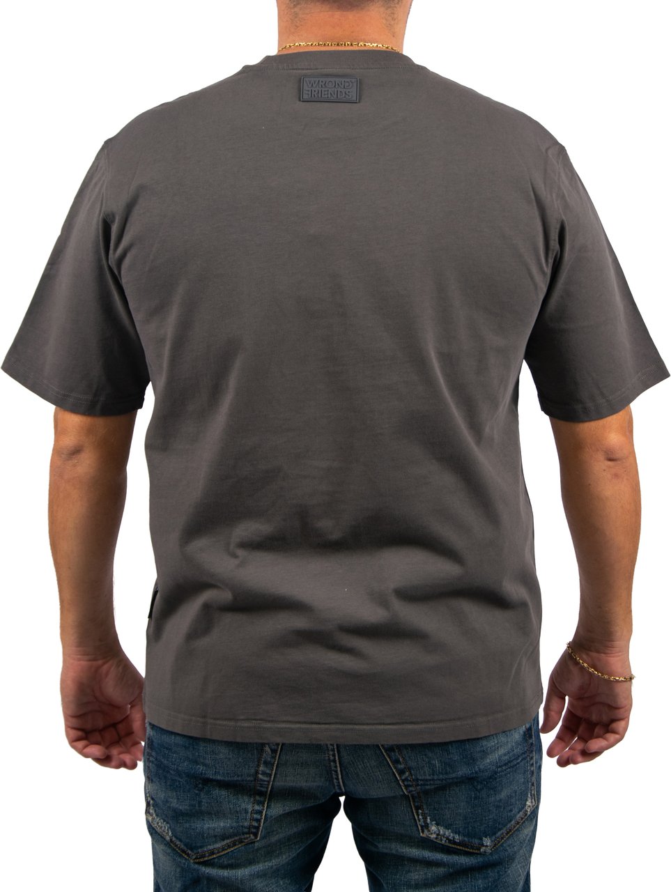 Wrong Friends Ennis T-Shirt Relaxed Fit Grijs