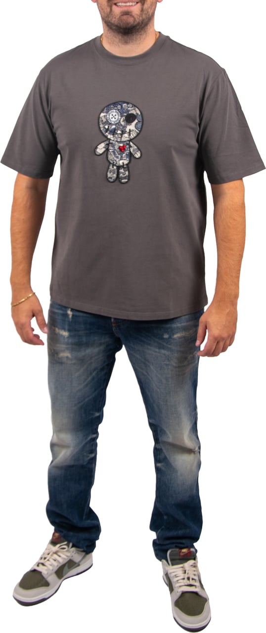 Wrong Friends Ennis T-Shirt Relaxed Fit Grijs