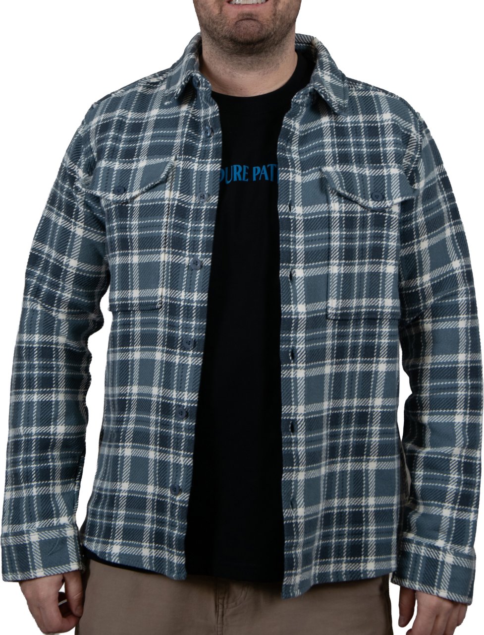Pure Path Overshirt Blauw