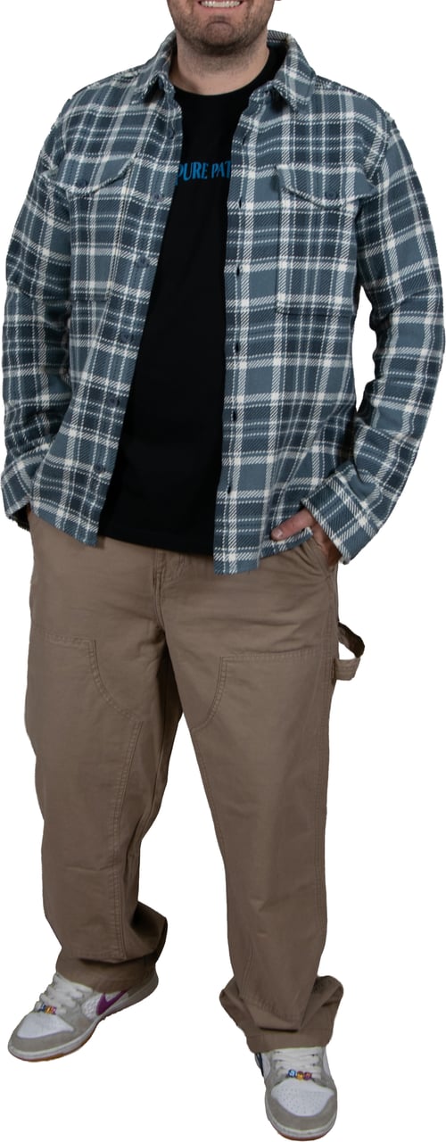 Pure Path Overshirt Blauw