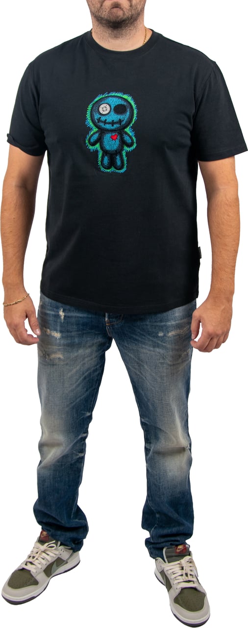 Wrong Friends Williams T-Shirt Regular Fit Zwart