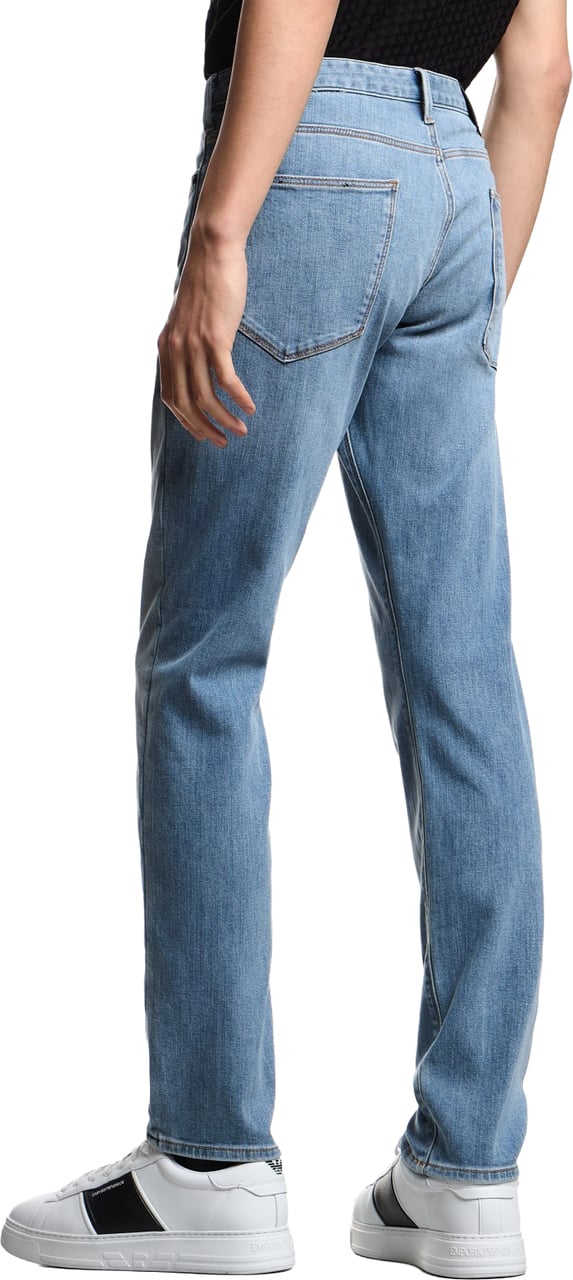 Emporio Armani J06 Comfort Denim Jeans Light Blue Blauw