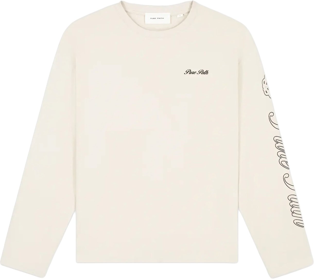 Pure Path Essence Of Life Longsleeve Tee Sand Taupe