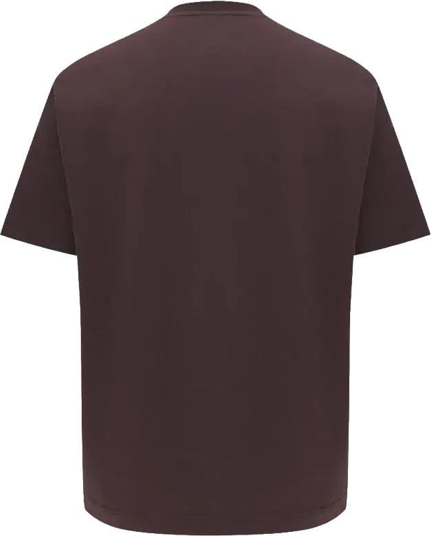 Genti Essential Tee Bordeaux Rood
