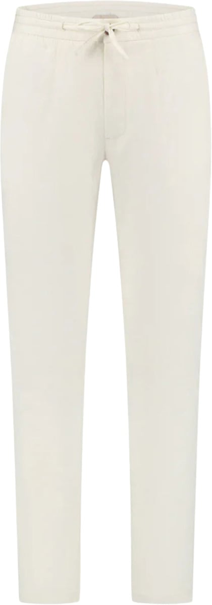 Aurélien Linen Trousers C Ivory Wit