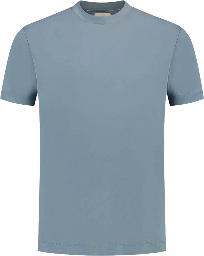 Aurélien Aur1 T-shirt C Steel Blue Blauw
