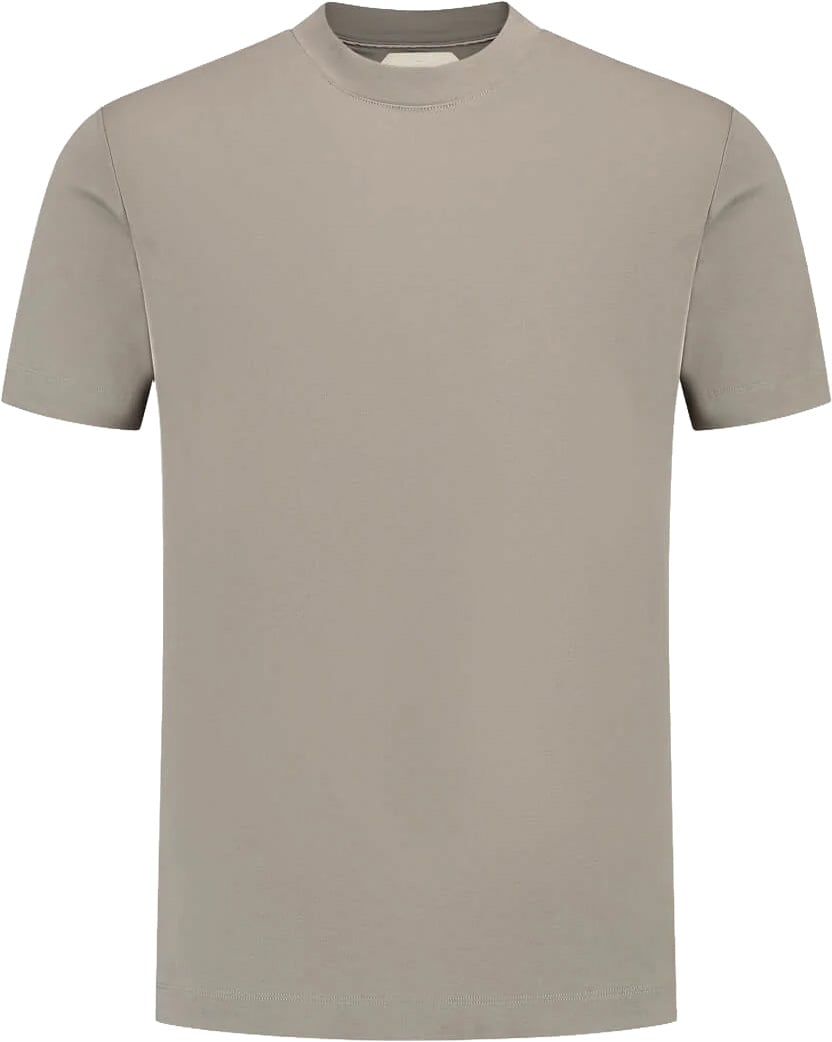 Aurélien Aur1 T-shirt C Dark Taupe Taupe