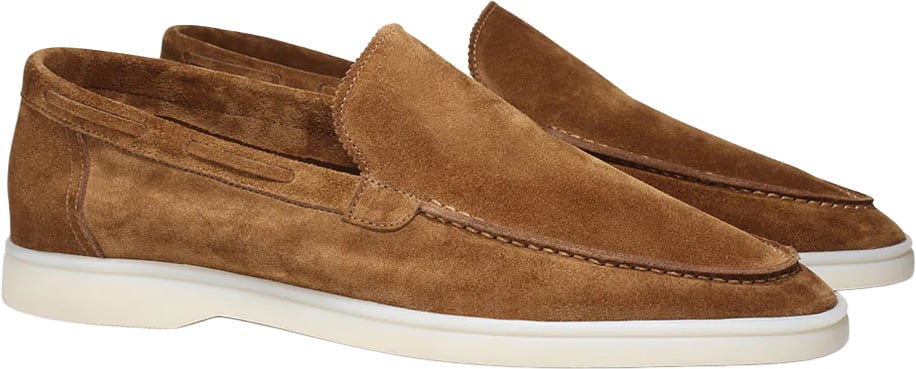 Aurélien Yacht Loafer C Caramel Bruin