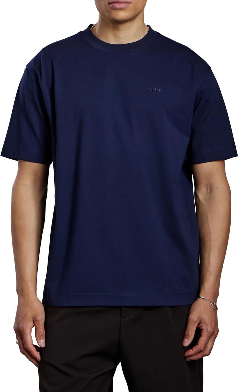 Aeden Luceris Tee Dark Blue Blauw