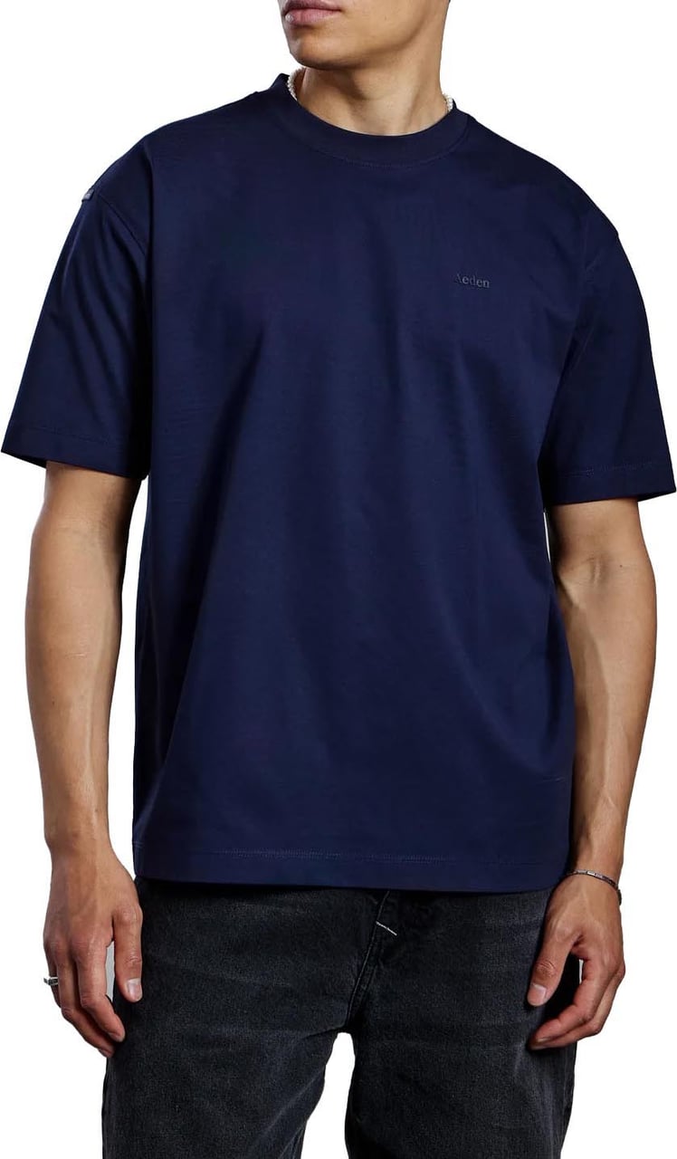 Aeden Clyra Tee Dark Blue Blauw
