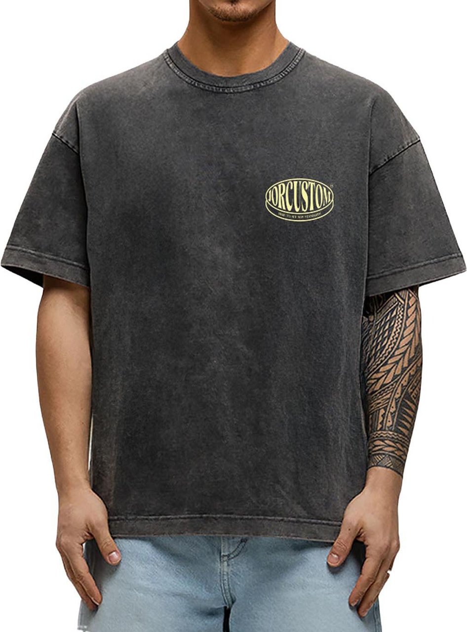 JORCUSTOM Stretched Loose Fit T-Shirt grijs Grijs
