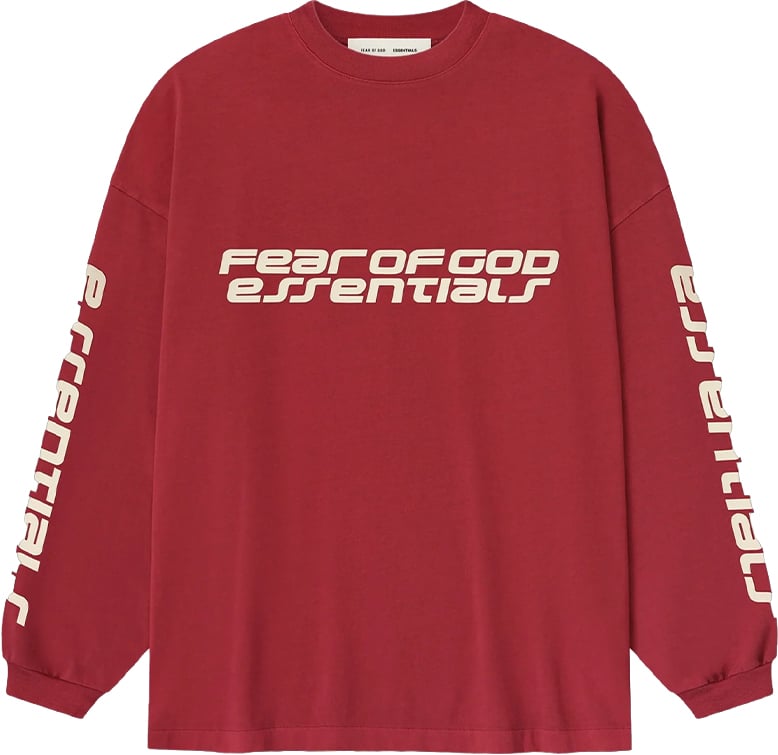 Fear of God 90's Longsleeve crimson Rood
