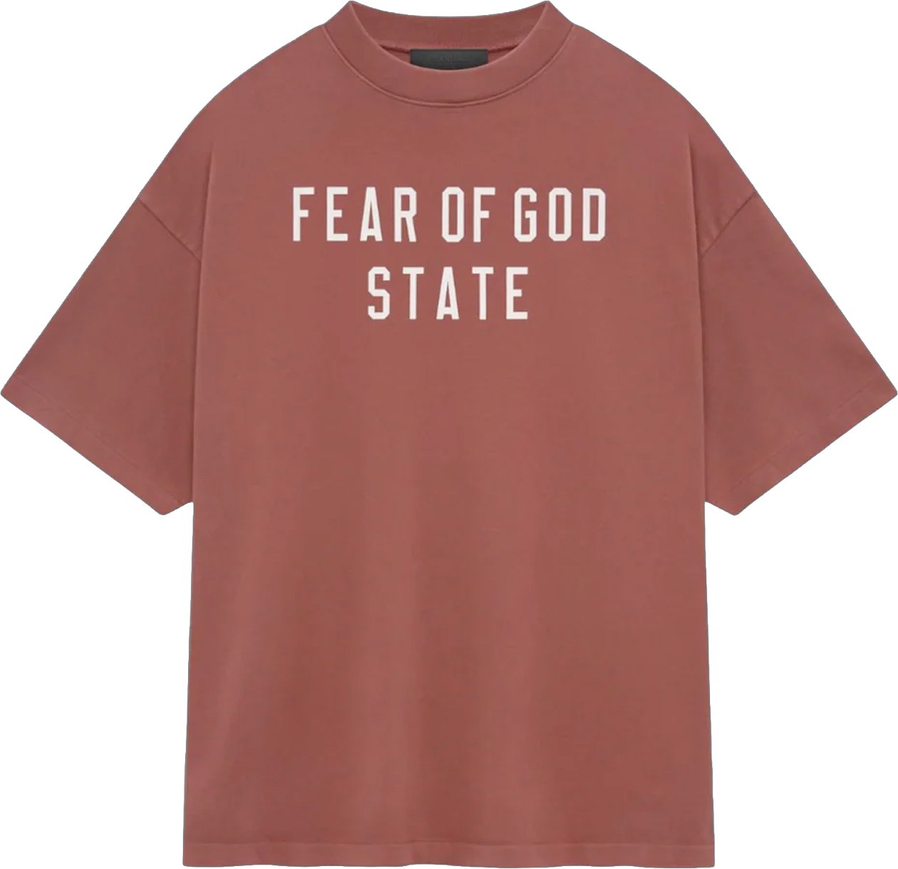 Fear of God Crewneck T-Shirt Crimson Rood