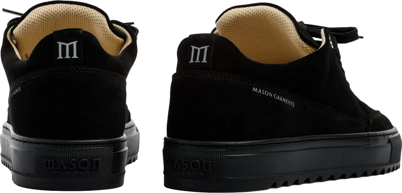 Mason Garments Torino Fortuna Tonal Black Zwart