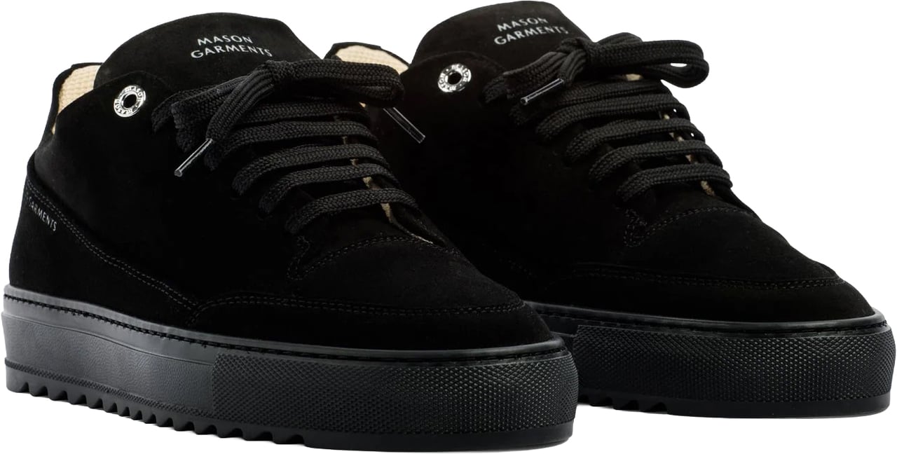 Mason Garments Torino Fortuna Tonal Black Zwart