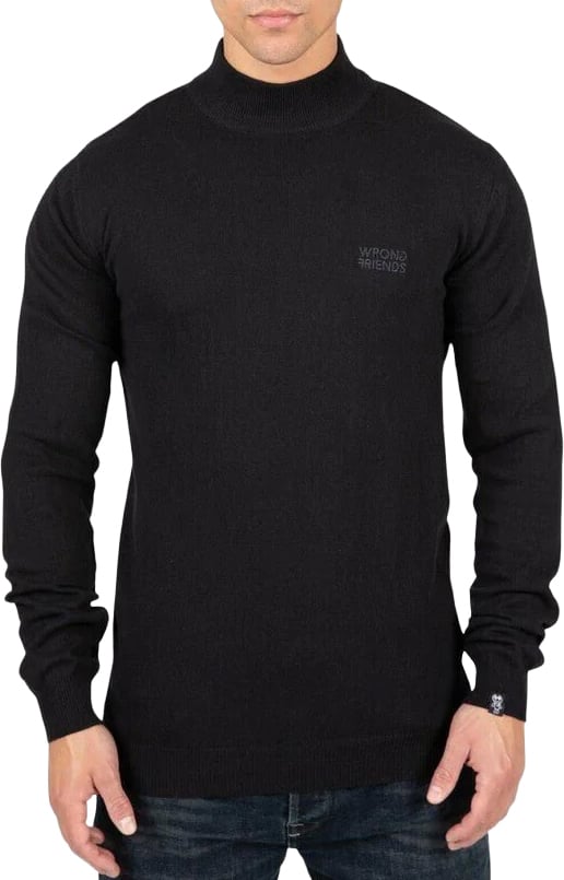 Wrong Friends Ayden Turtleneck Zwart