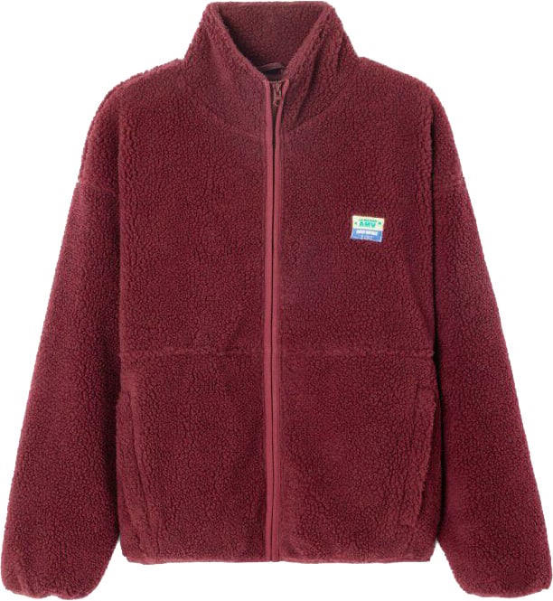 American Vintage Veste bordeaux hoktown Rood