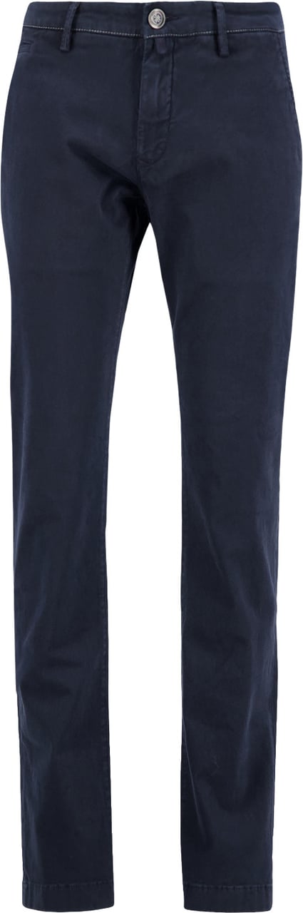 Jacob Cohen bobby velours blue Blauw