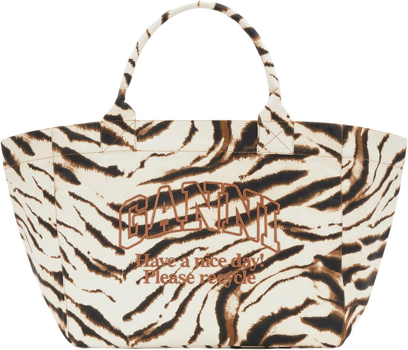 Ganni tot bagbag leopard Dierenprint