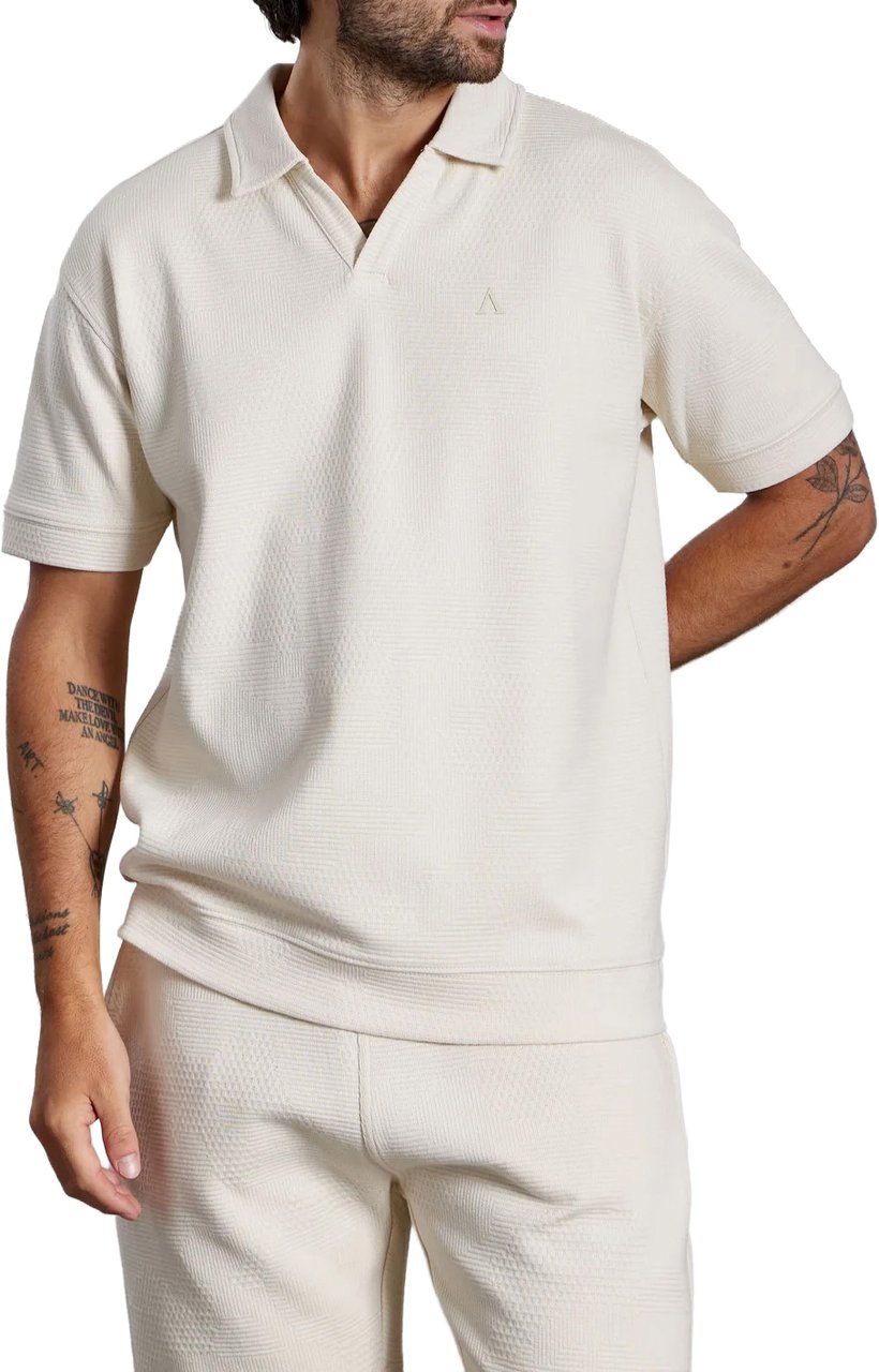 Aeden Amiro Polo Off White Wit