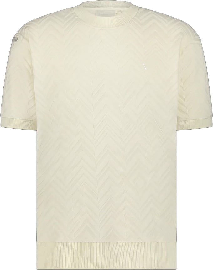 Aeden Silver Tee Off White Wit