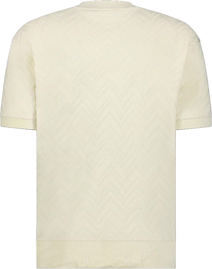 Aeden Silver Tee Off White Wit