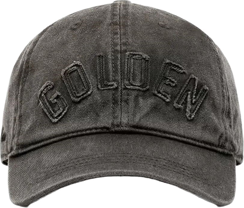 Golden Goose pet grijs logo Grijs