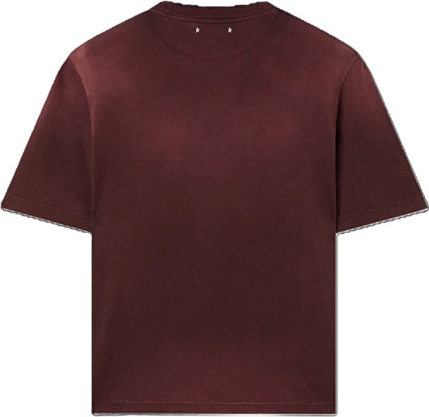 Golden Goose t-shirt bordeuax Rood