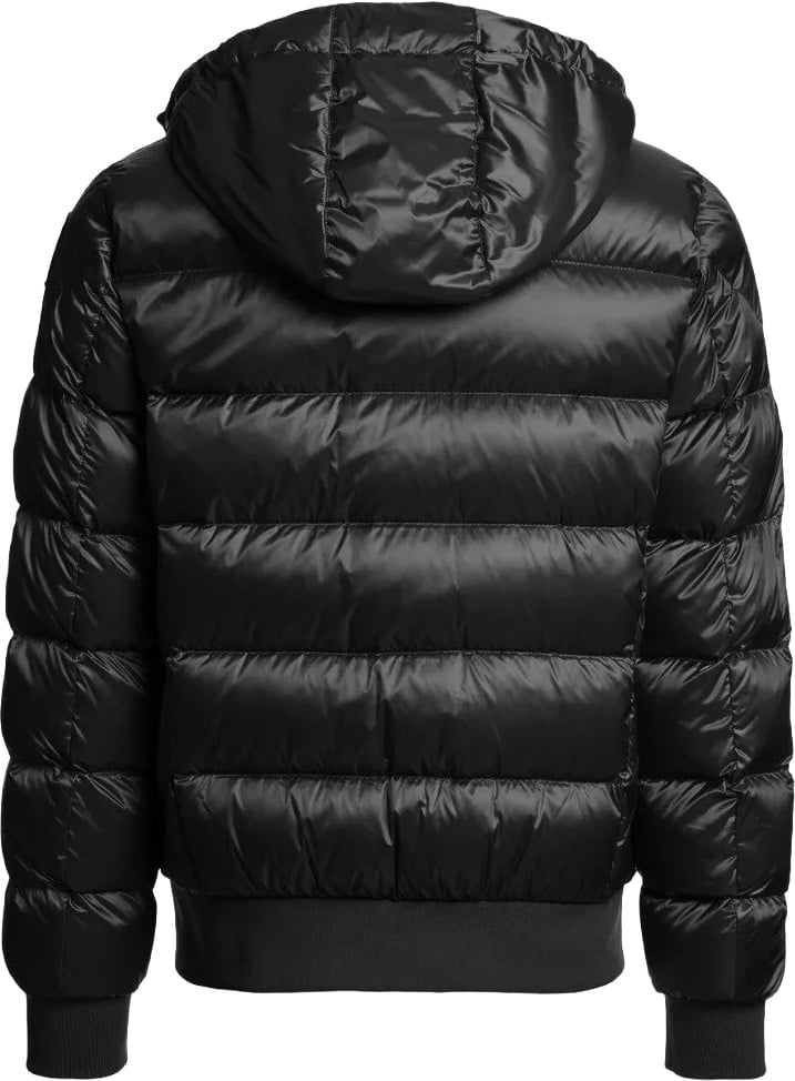 Parajumpers Pharrell Hooded Bomber Jacket Black Zwart