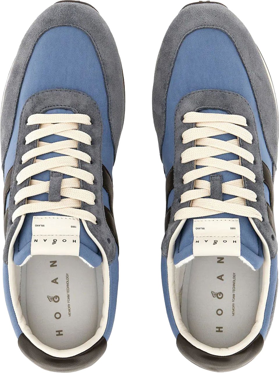HOGAN sneakers blue beige Blauw