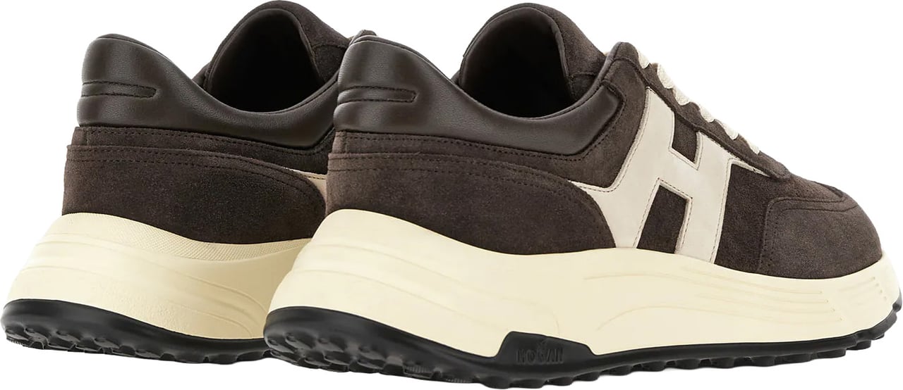 HOGAN sneaker Hyperlight suede brown Bruin