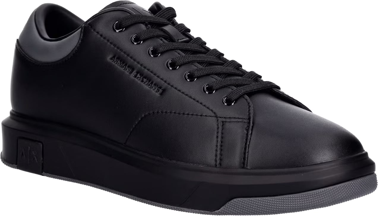 Armani Exchange Sneaker Black/Thunderstorm Zwart