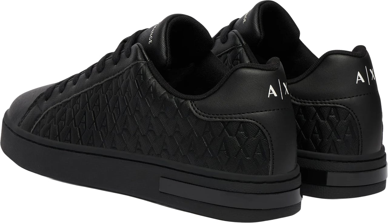 Armani Exchange Sneaker Black/Black Zwart