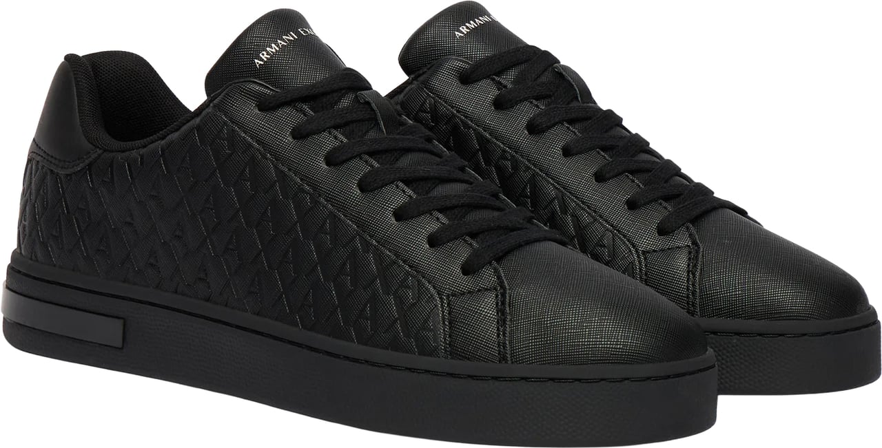 Armani Exchange Sneaker Black/Black Zwart