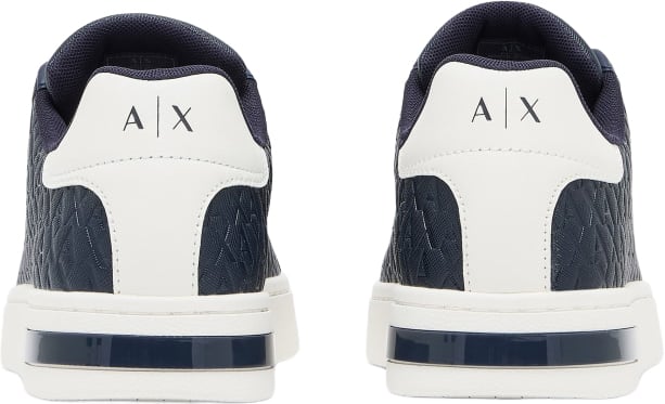 Armani Exchange Sneaker Navy/Off white Blauw