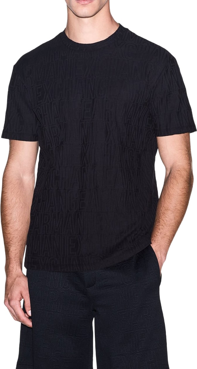 Armani Exchange T-shirt Black Zwart
