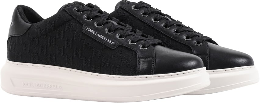 Karl Lagerfeld Kapri Mens Woven Monogram Zwart