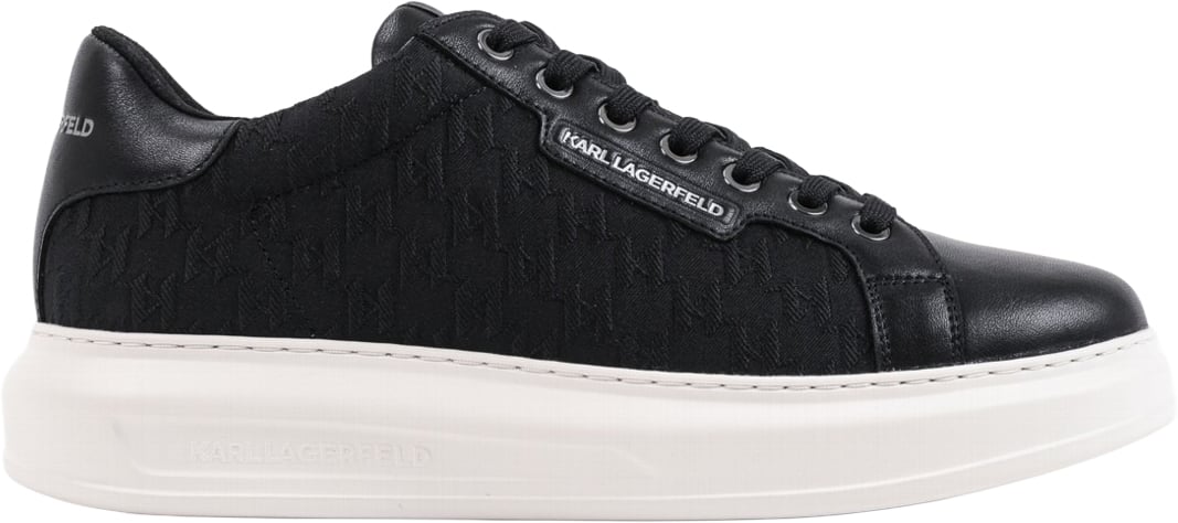 Karl Lagerfeld Kapri Mens Woven Monogram Zwart
