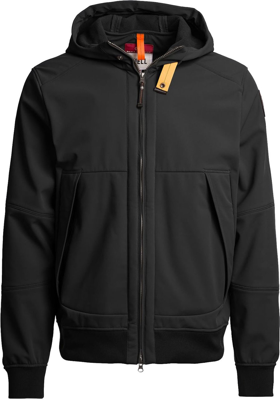 Parajumpers Abner Man Hooded Bomber Softshell J Zwart