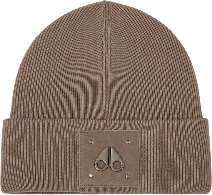Moose Knuckles Logo Icon Beanie Ashen Bruin