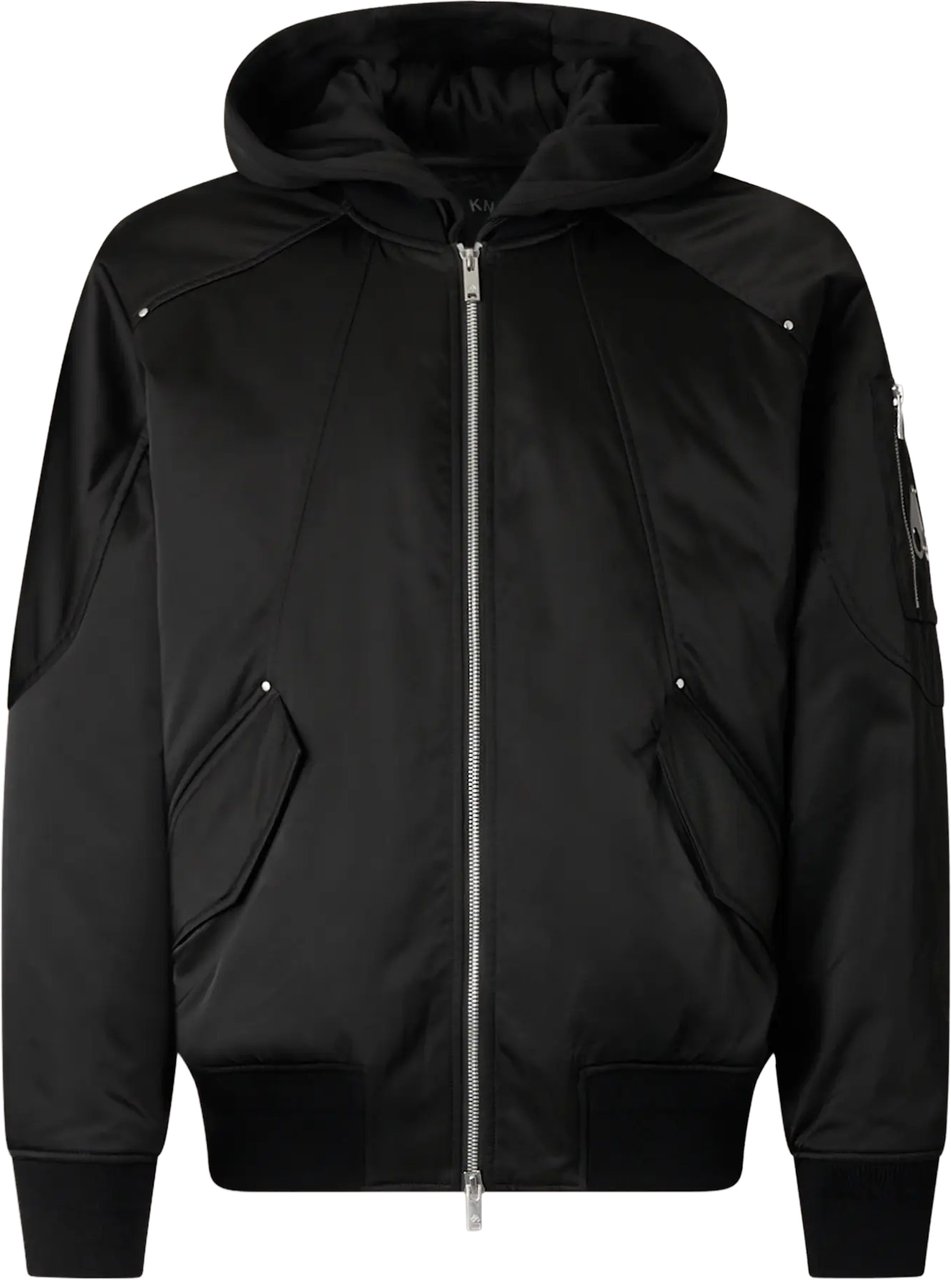 Moose Knuckles Georgie Bomber Black Zwart