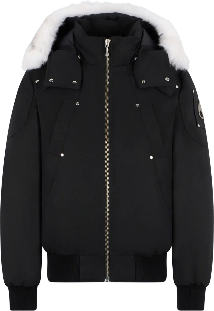 Moose Knuckles Original Ballistic Bomber Natural S Zwart