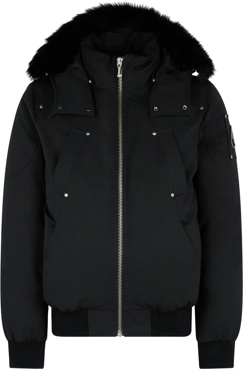 Moose Knuckles Original Ballistic Bomber Black She Zwart