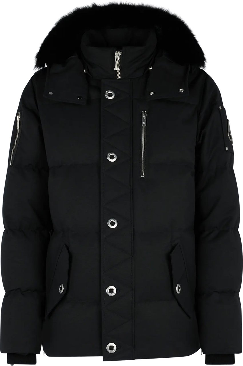 Moose Knuckles Original 3Q Jacket Black Shearling Zwart