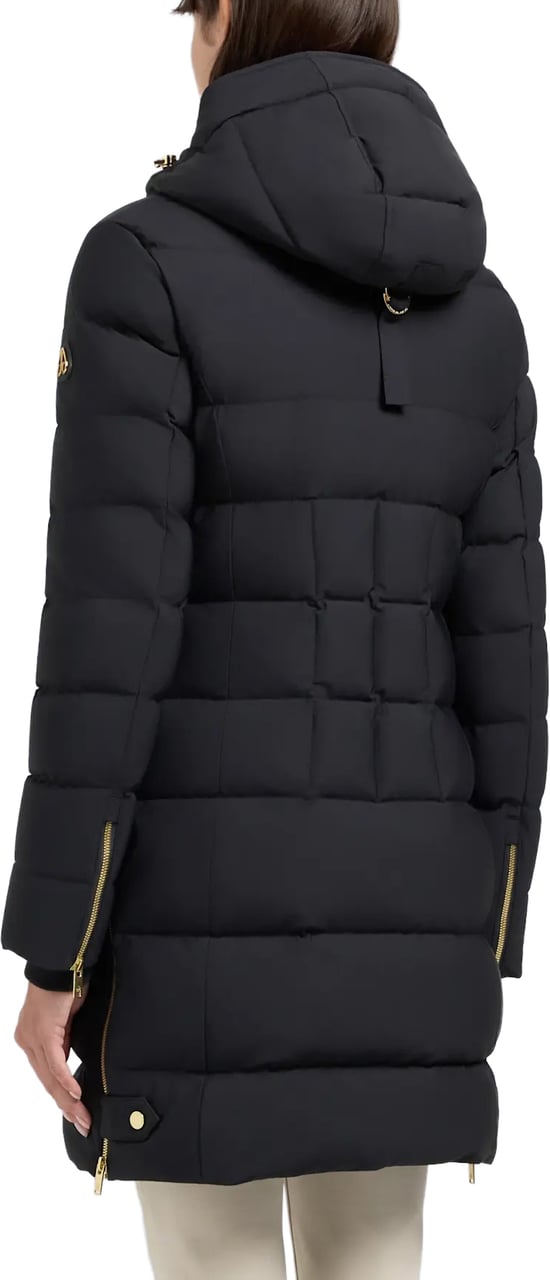 Moose Knuckles Watershed Gold Parka Shearling Blac Zwart