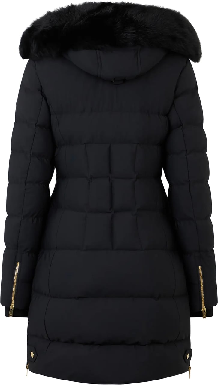 Moose Knuckles Watershed Gold Parka Shearling Blac Zwart