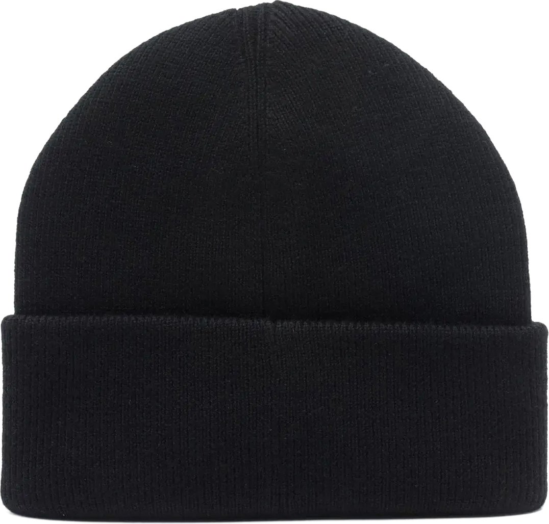 Moose Knuckles Logo Icon Beanie Gold Black Zwart
