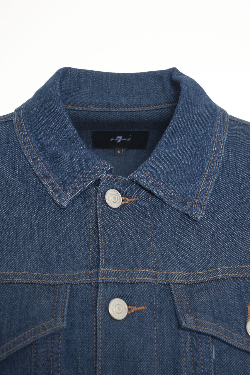 7 For All Mankind Denim jacket 'Halona' Blauw
