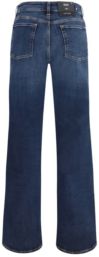 7 For All Mankind 7FOR Blue Cotton Bootcut Jeans Blauw